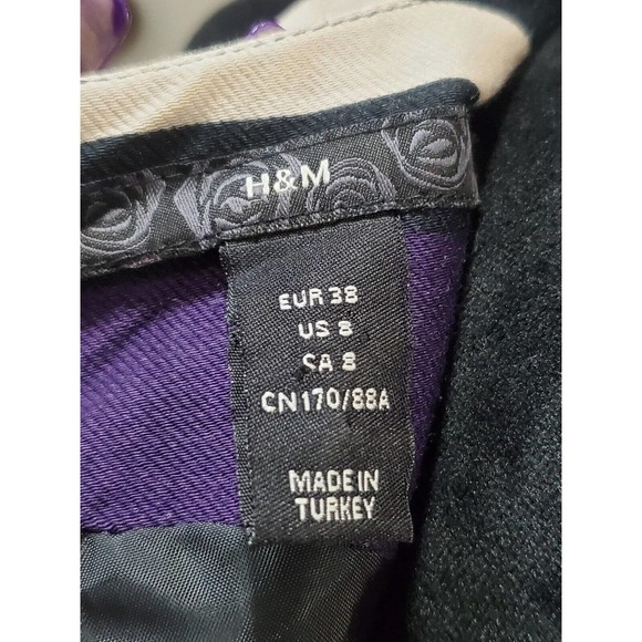 H&M Women's Multicolor Cotton Scoop Neck Sleeveless Casual Knee Length Dress 8 - Picture 8 of 12